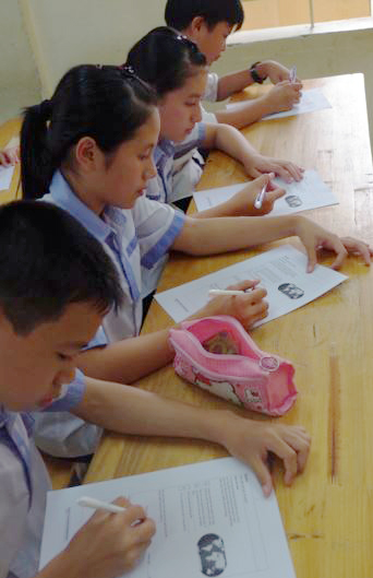 pupils in vinh vietnam