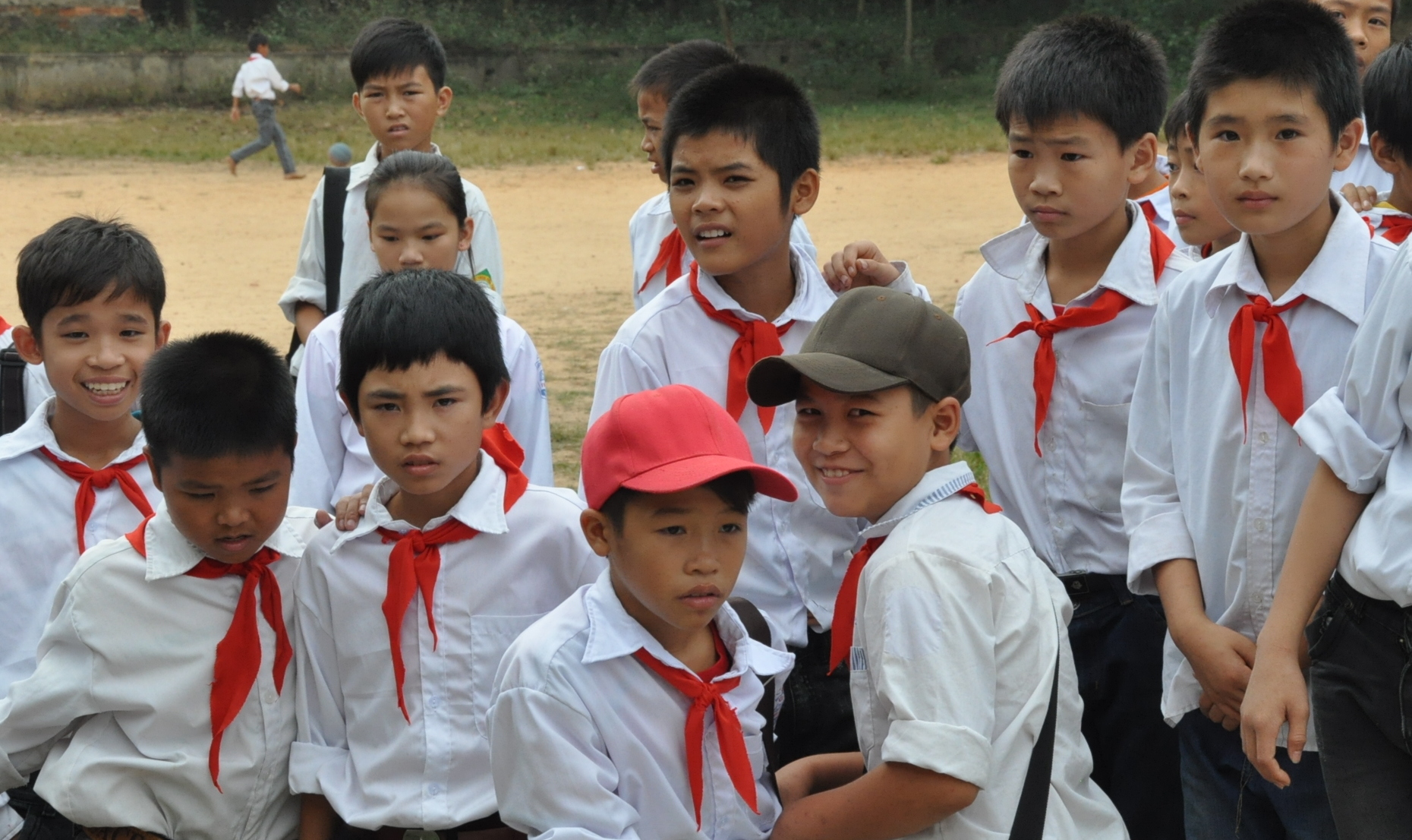school children in vinh vietnam