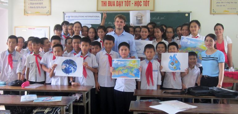 total school sanitation project vinh vietnam